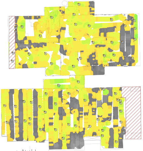 Baseline primary signal strength, 5 GHz