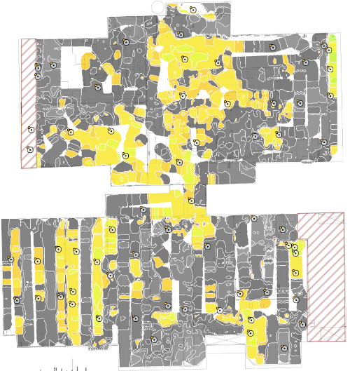 Baseline secondary signal strength, 5 GHz